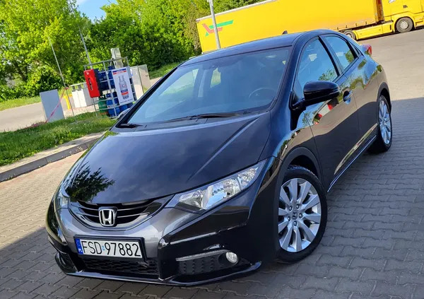 samochody osobowe Honda Civic cena 39999 przebieg: 129832, rok produkcji 2012 z Drezdenko